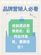 连锁酒店舆情危机:如何应对危机,重建信任?