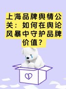 上海品牌舆情公关：如何在舆论风暴中守护品牌价值？