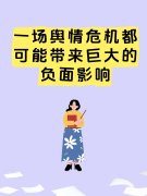 一场舆情危机都可能带来巨大的负面影响