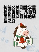 传统公关和数字营销的区别:从面对面到社交媒体的转型之路