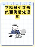 学校餐小红书负面舆情处理