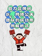 助力品牌成长，网络公关团队的成功案例解析